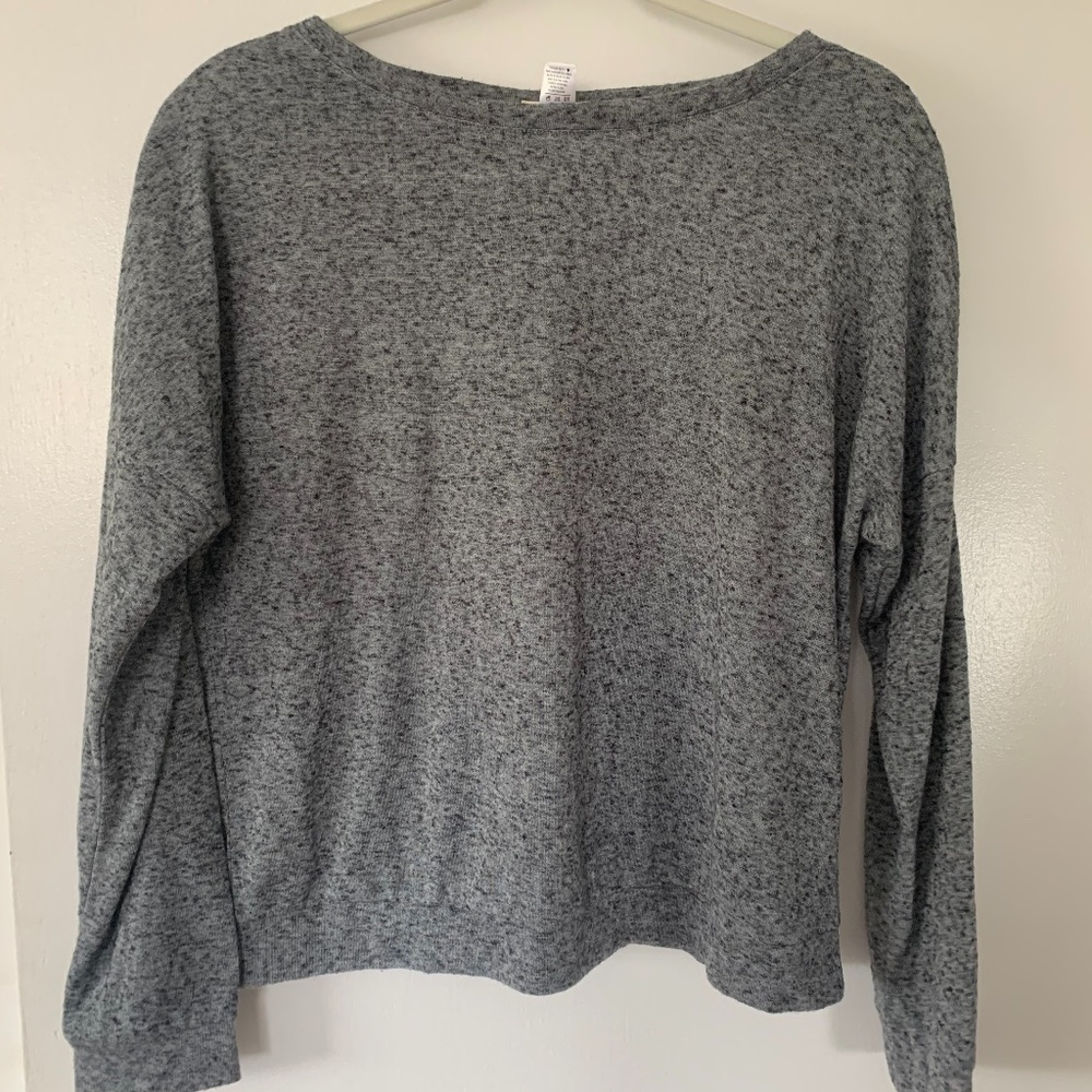 Eberjey Heather Grey Bobby Pants & Long Sleeve Crew